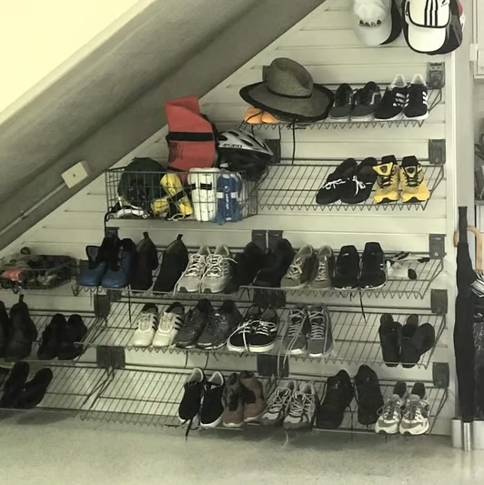 shoe storage