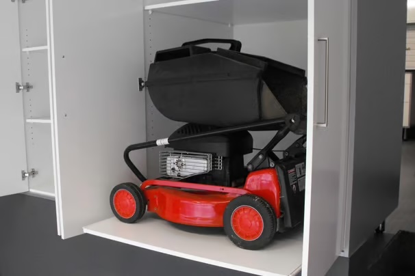 lawnmower storage
